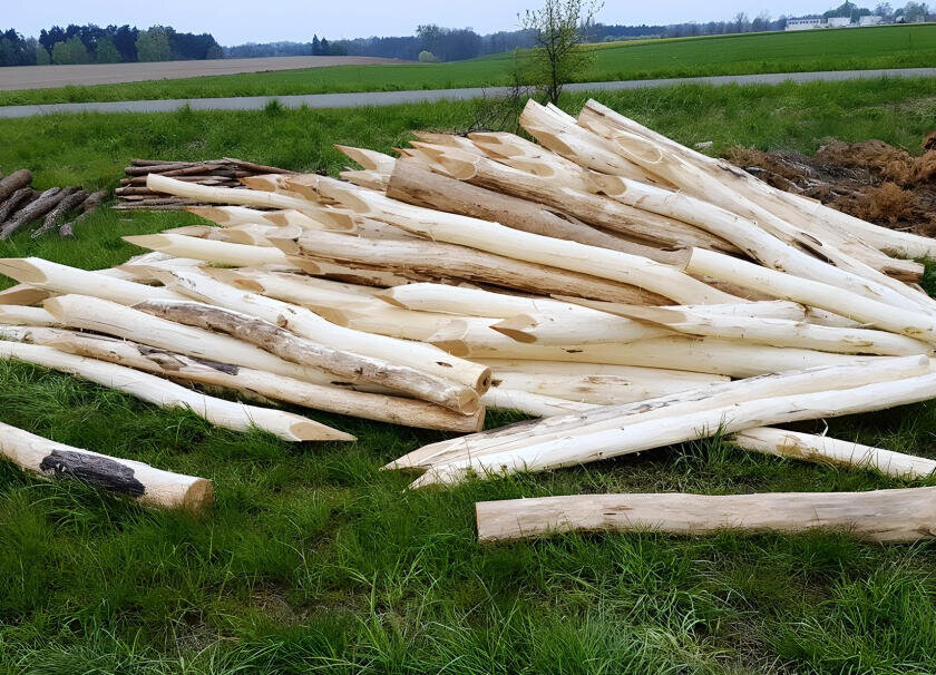 Paliki melioracyjne okrągłe - akacja - konfiguruj wymiar #6