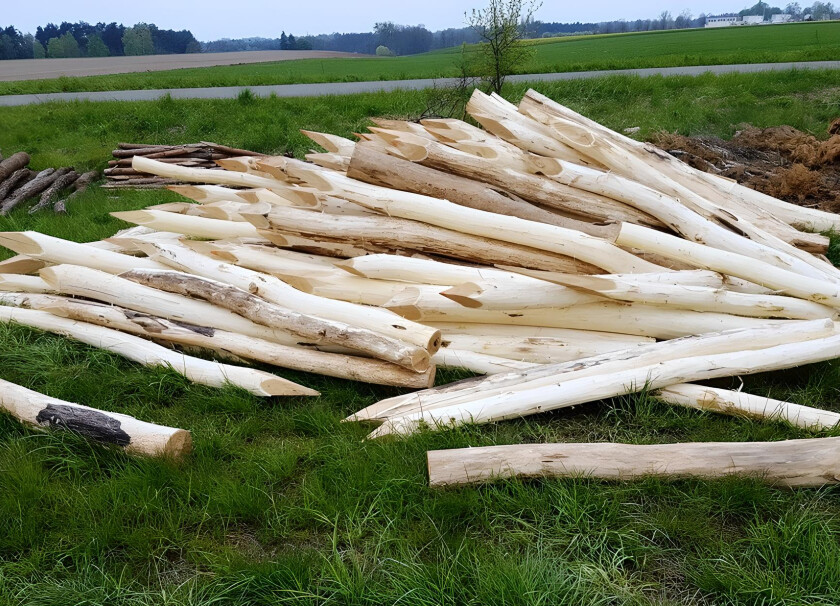 Paliki melioracyjne okrągłe - akacja - konfiguruj wymiar #6